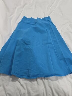 Three Bows Kids Blue A-Line Skirt